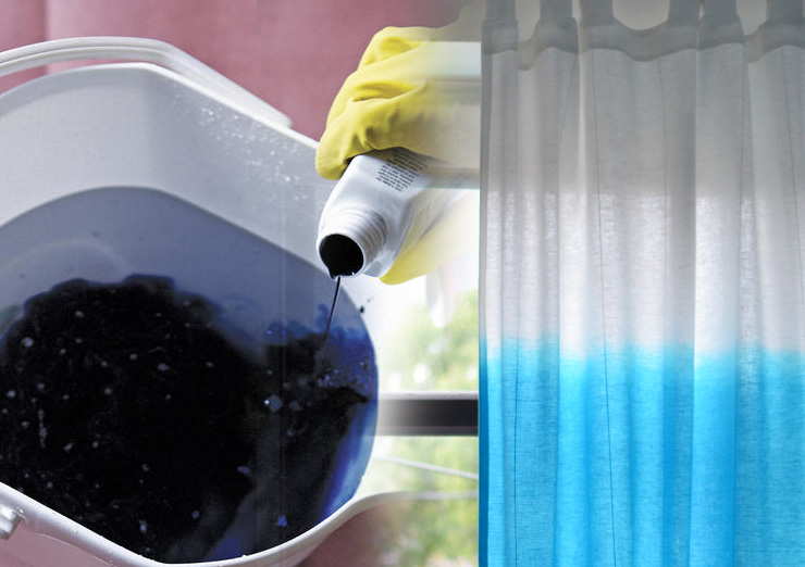 Eski perdelerinizi boyayarak çöpe atmaktan kurtarabilirsiniz. Eski perdelerinizi boyayarak çöpe atmaktan kurtarabilirsiniz.